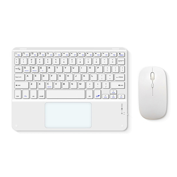 for PC Tablet Gaming Wireless Keyboard White