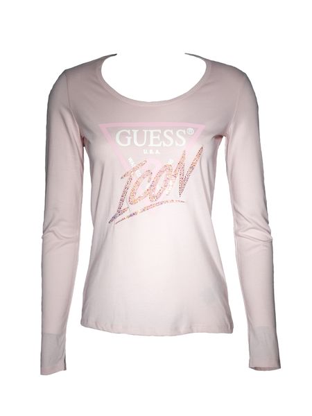 Guess Icon Tee - Low Key Pink