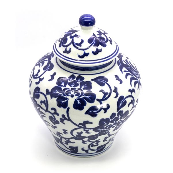 Blue and White Ginger Jar