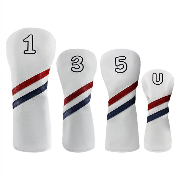 4 Pcs Golf Club Cover Number Print Golf Club Cover 1+3+5+U Number