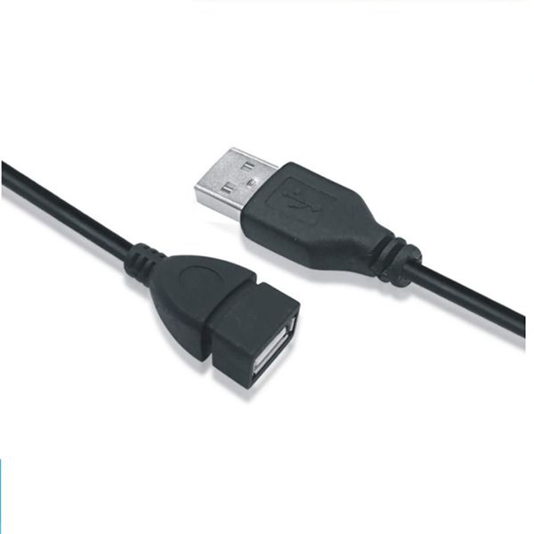 USB Male-to-Female Extension Cord with Luggage Buckle Sleeve