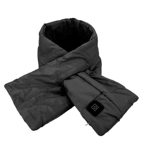 Black USB Heated Neck Scarf