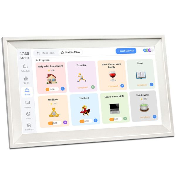 WikD 15.6" WiFi Digital Calendar &amp; Digital Photo Frame 32GB Touch Screen