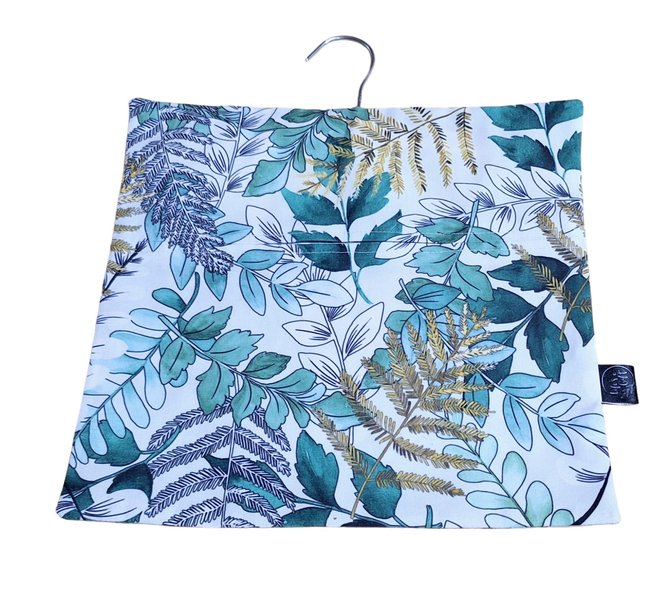 Laundry Peg Bag - Assorted Leaves All Over