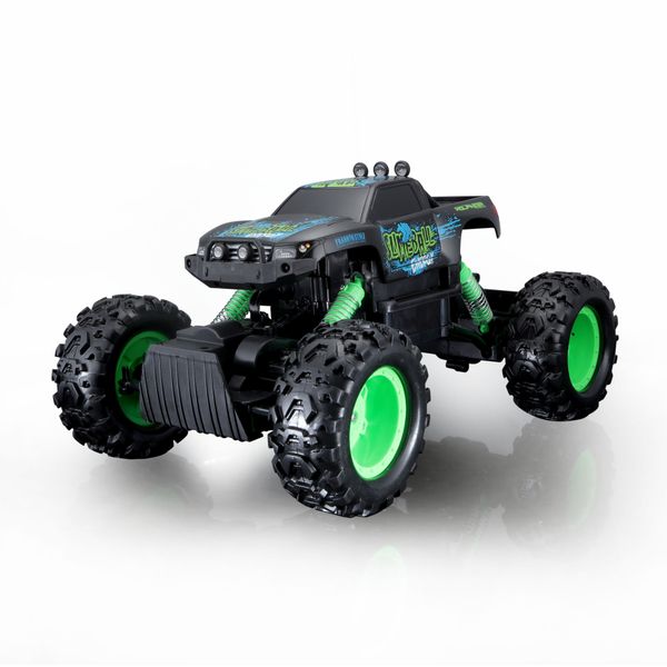 Maisto R/C Rock Crawler 2.4GHz - Black/Green (31cm Long)