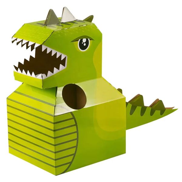 Wearable DIY Dinosaur Cardboard Box Toy