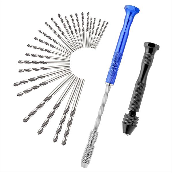 Micro-Type Pin Vise and Twist Hand Drill Rottery Tool