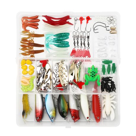 Supersonic 181 Piece Fishing Lure Set - With Tackle Box