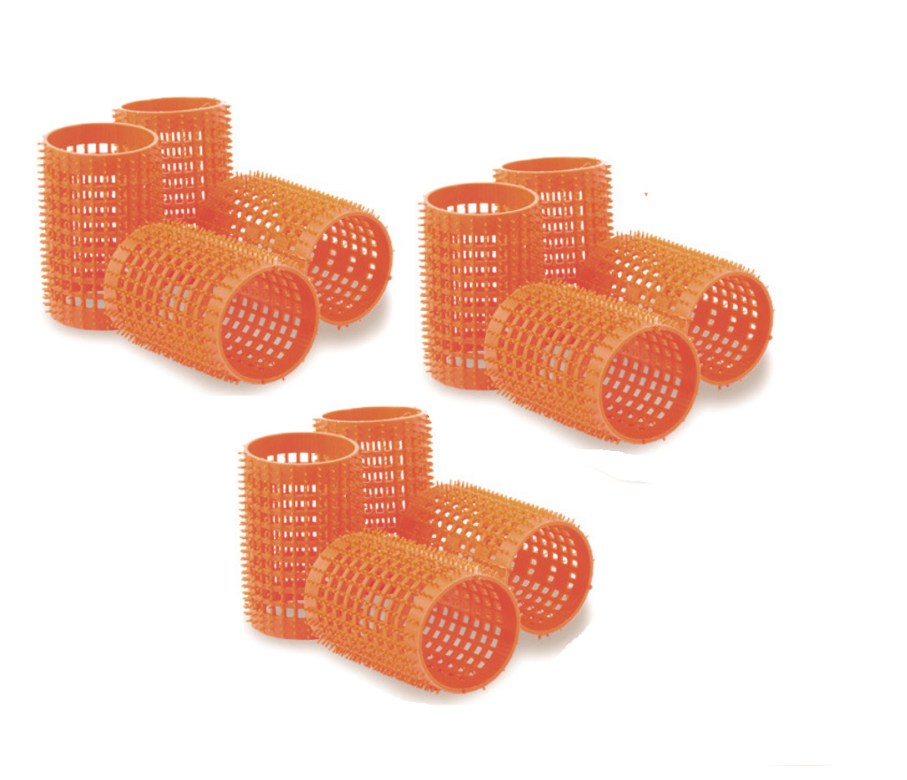 12 Piece Large Hair Rollers with Pins - Orange | Shop Today. Get it ...