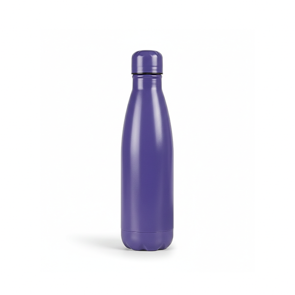 500ml Stainless Steel Insulated Water Bottle - Purple, Bold Performance