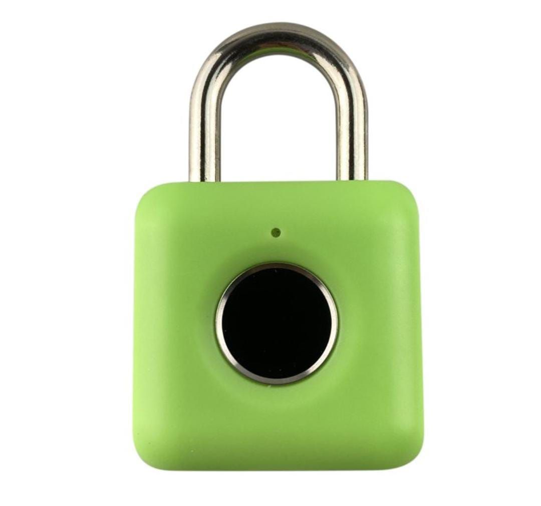 Smart Padlock With Fingerprint Sensor - USB Charge