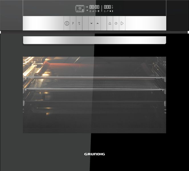 Grundig 70cm Single MultiFunction Oven BLK GEBM 35000 B