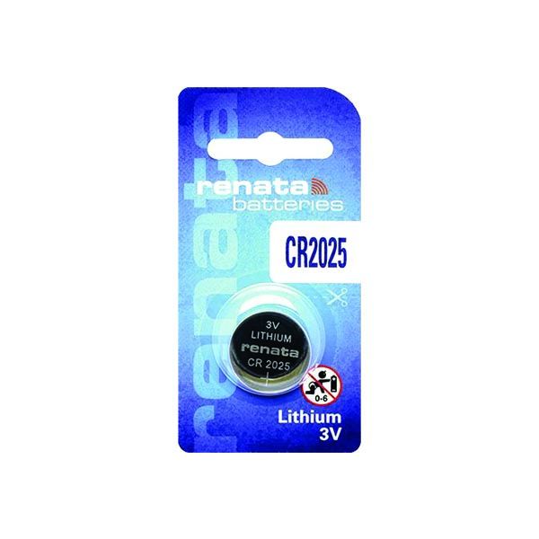Renata Lithium Battery Coin x 1 Box of 10 Packs (CR2025—REN)