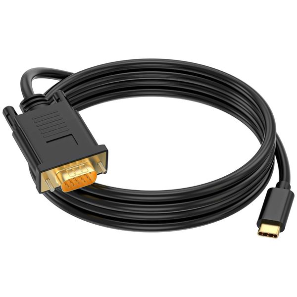 Entratech USB Type-C to 1080P VGA Male Cable Adapter - 1.8m