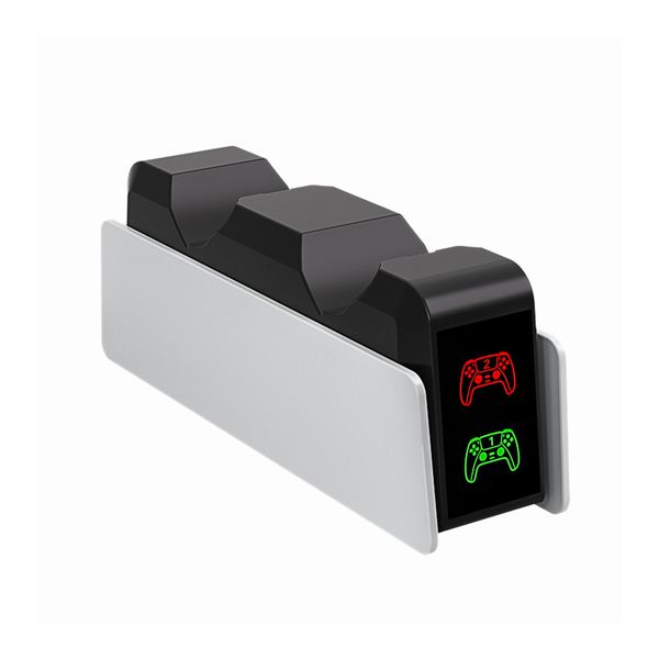 PS5 Controller Charger, Charging Station for PlayStation with RGB Light