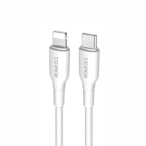 Romoss USB Type-C to Lightning 1m Data and Charging Cable - White
