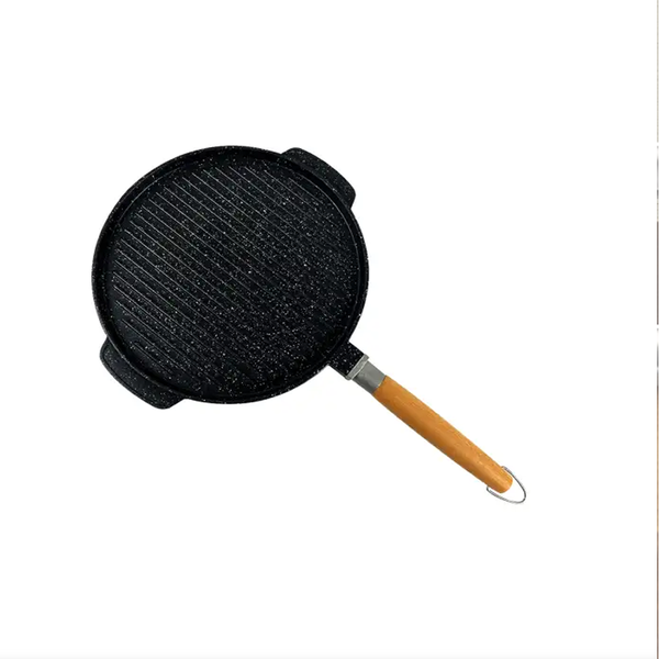 Professional Aluminum Non-stick Double-Sided Griddle Pan ID-62