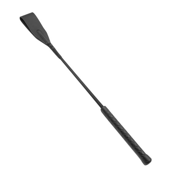 Pet Horse Leather Riding Crop and Riding Whip with Mesh Handle (45.5cm)