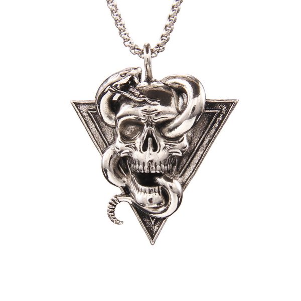 Punk Style Grimace Skull Necklace