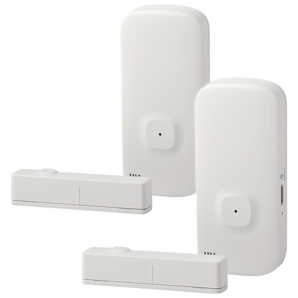 Connex Connect Smart WiFi Door/Window Sensor Twin Pack - Magnetic Contact