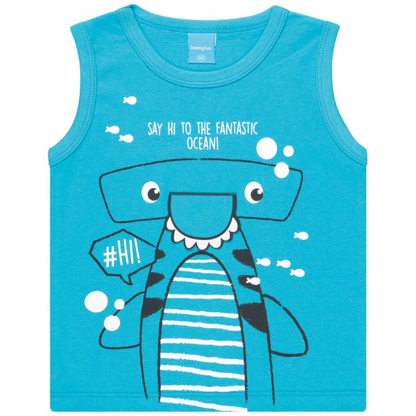 Kamylus Boys Blue Cotton Vest
