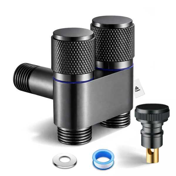 Topika 1/2" Double Switch Stainless Steel Angle Valve For All Scene