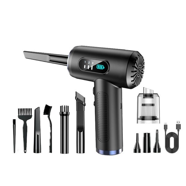 Compressed Air Duster-3 Gear Adjustable Electric Air Duster w/ LED Light