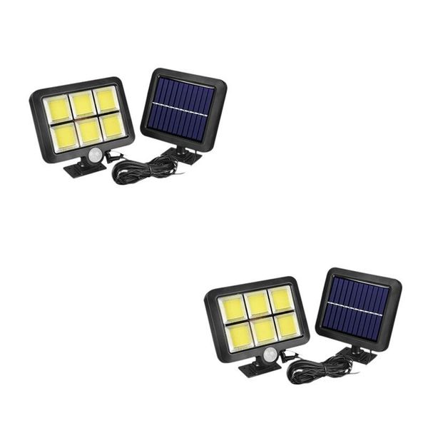 Yax 2 Set Of 6 Split COB Solar Powered LED Light With Remote