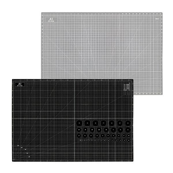 A1 Non Slip Double Sided Self Healing Cutting Mat 90x60cm - Black