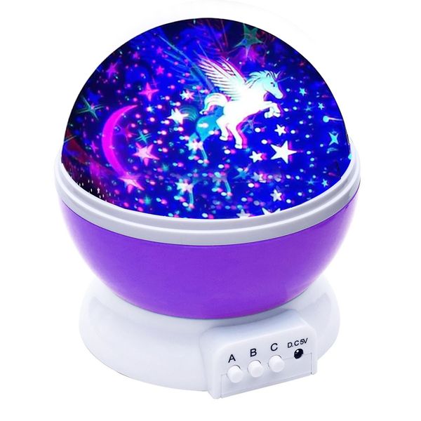 Star Master Night Light-Purple