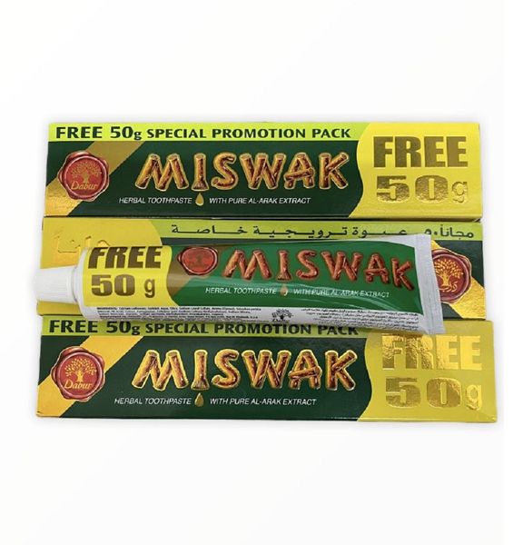 Dabur Miswak Herbal Toothpaste - Pack of 3