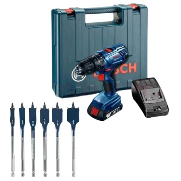 Bosch - Cordless Drill with 2.0Ah Battery and Charger