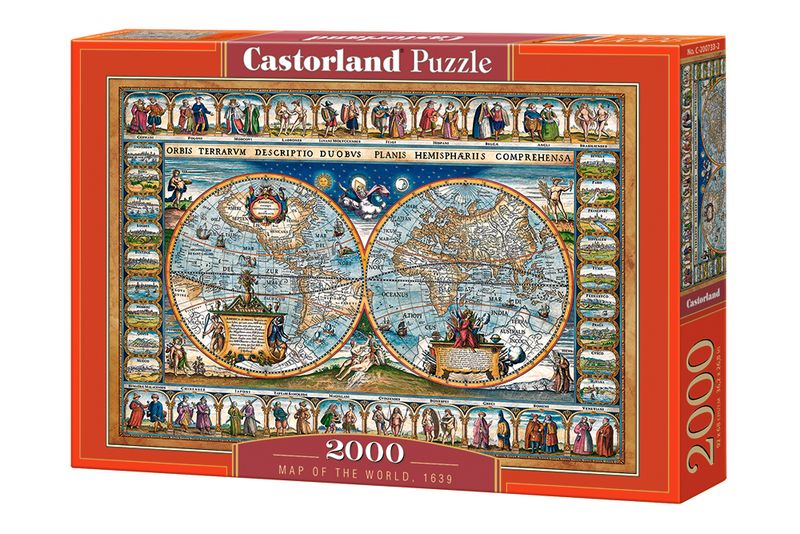 Map Of The World - 2000 Piece Puzzle