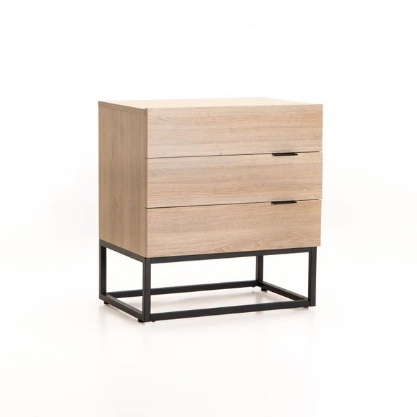 Lodi 3 Drawer Pedestal- Oak