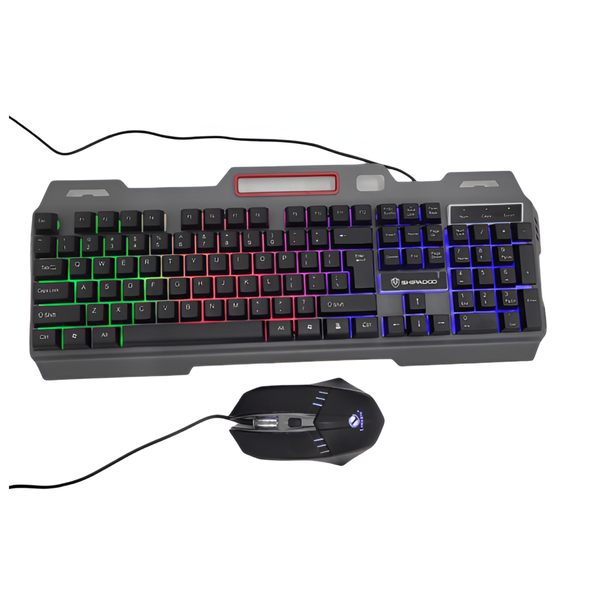 Backlit Keyboard Set - Includes Mouse, Ready to Use