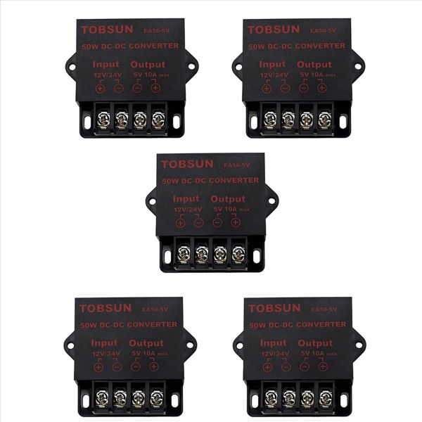 24V/12V To 5V 10A 50W Car Power Supply Power Converter Dc Transformer