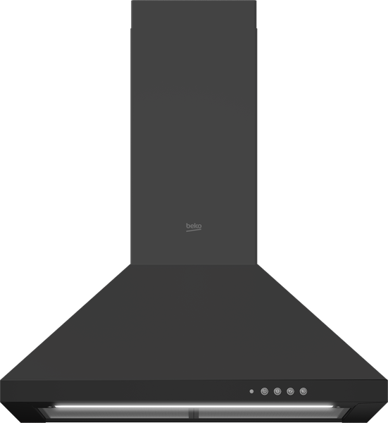 BEKO CWB6441AN 60cm Pyramid Hood in Anthracite Black