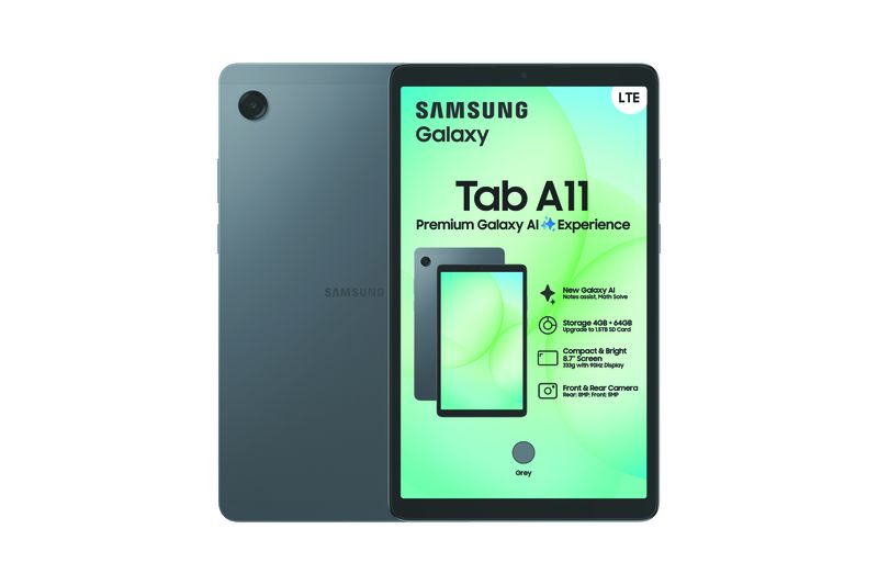 Samsung Galaxy Tab A11 (X135) 8.7" 64GB LTE Tablet - Grey
