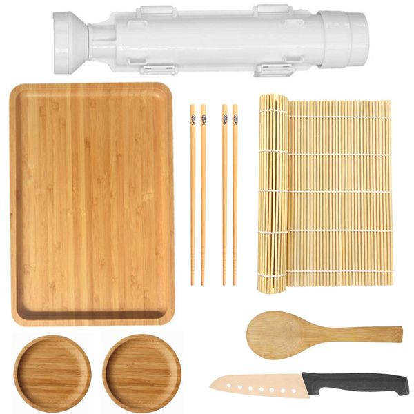 Heartdeco 9 In 1 Home DIY Sushi Tool Kit