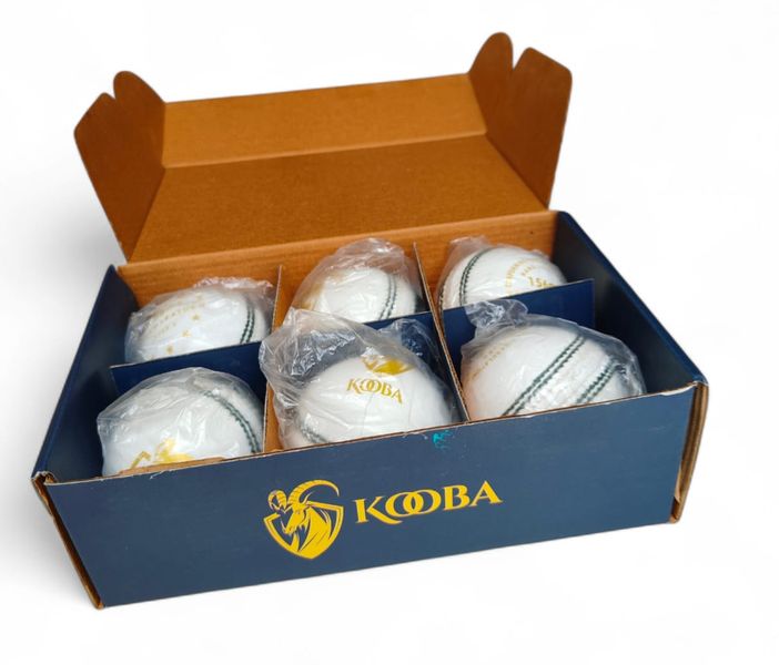 Cricket Balls - 156g - 4 Piece - Tanned Leather - Kooba Sports