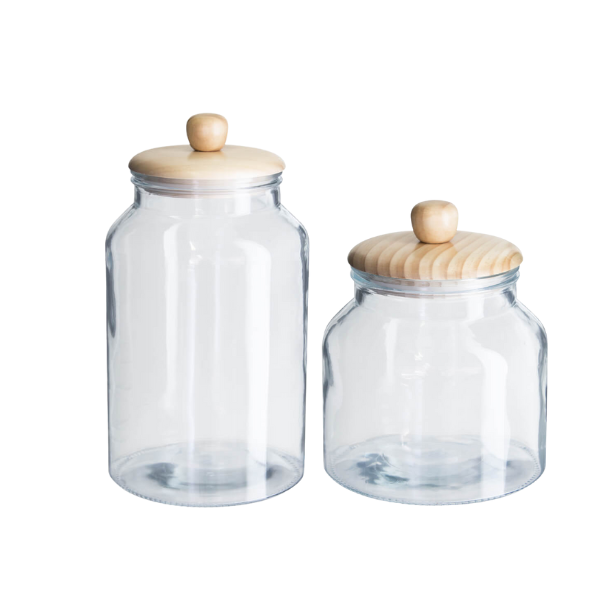 Set of two -Large Pantry Storage Jars-2000ml/3800ml | Buy Online in ...