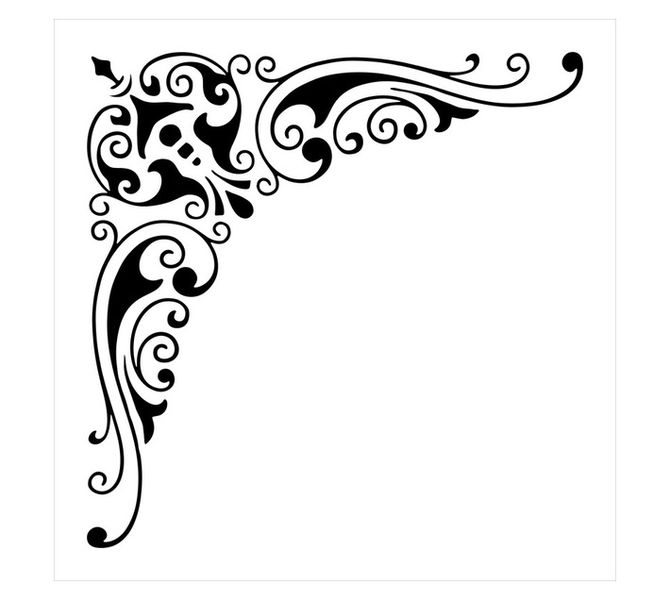 Fillagree Stencil Milky White 160 x 160 mm