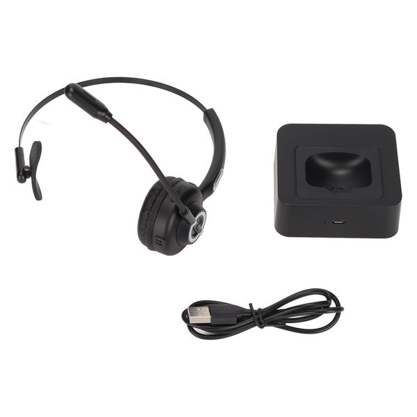 Call Center Headset Noise Reduction Rechargeable Bluetooth Headphone