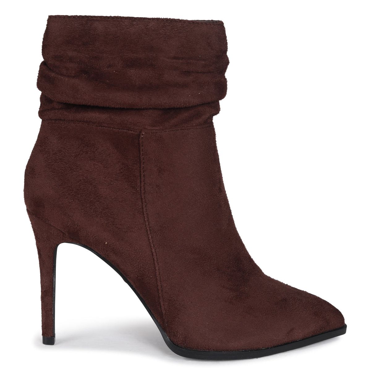 Linzi Ladies ECLIPSE Soft Faux Suede Boots Brown Suede Shop Today