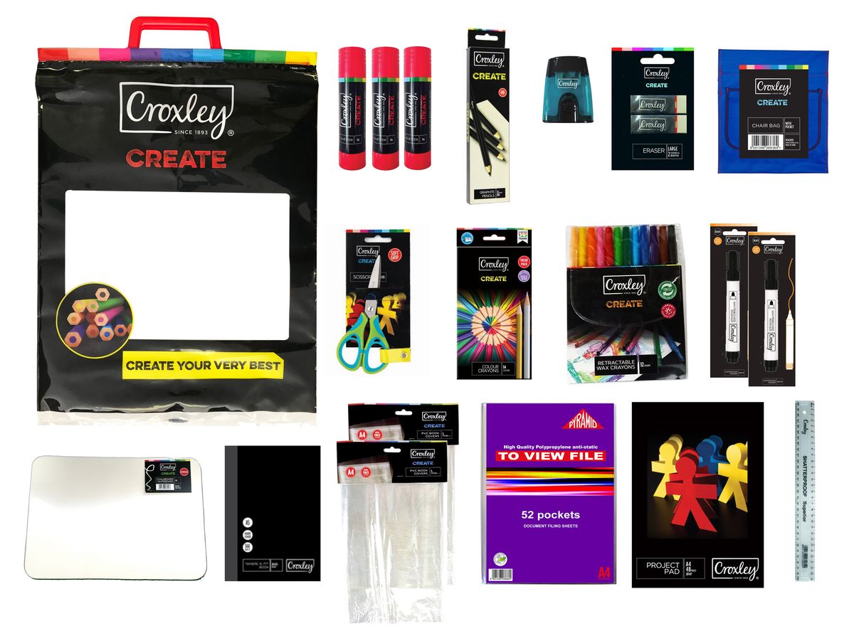 Croxley Create Stationery Bag NO2 Shop Today. Get it Tomorrow
