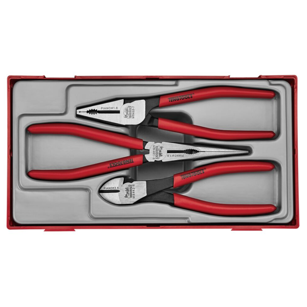 Teng Tools - Plier Set Vinyl Grip TT1 3 Pieces - TTMB03