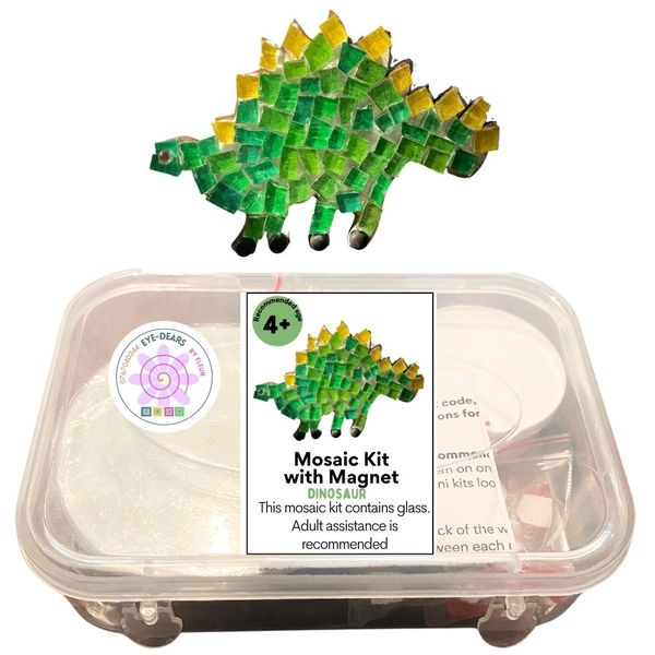 Mosaic Craft Kit with Magnet - Dinosaur (Small)