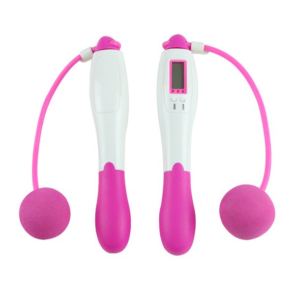 Fitness Training Workout Skipping Rope With Calories Counter - Green