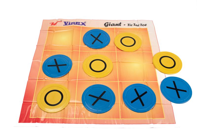 Giant Tic Tac Toe Game - Noughts and Crosses Mat 1m x 1m