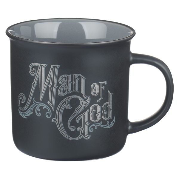 Mug - Man Of God, Black And Grey